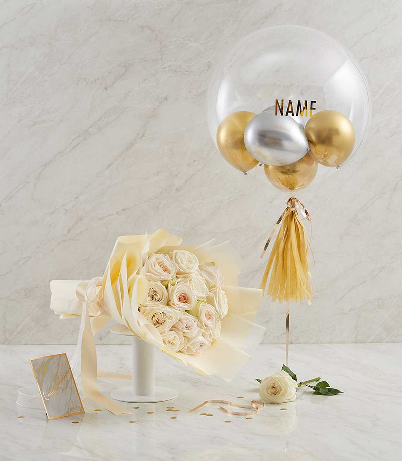 FLOWERS + BALLOONS